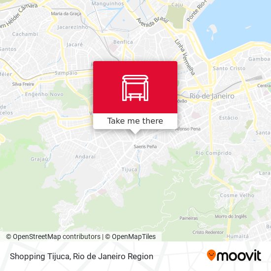 Shopping Tijuca map