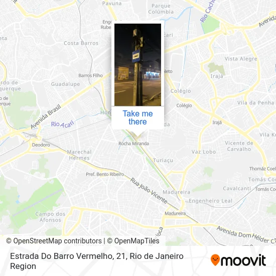 Estrada Do Barro Vermelho, 21 map