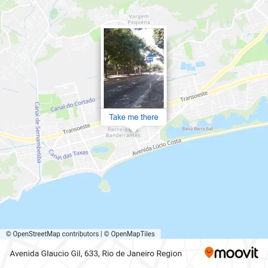 Avenida Glaucio Gil, 633 map