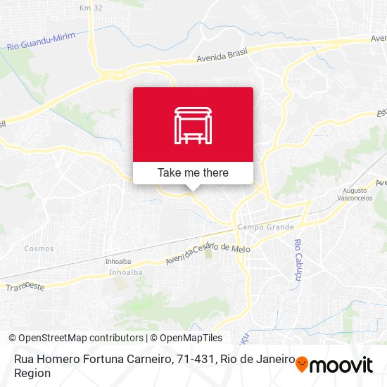 Rua Homero Fortuna Carneiro, 71-431 map