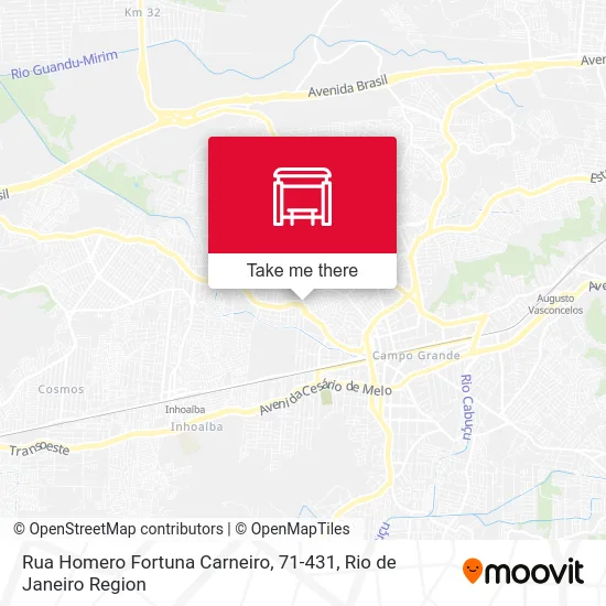 Rua Homero Fortuna Carneiro, 71-431 map