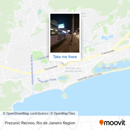 Prezunic Recreio map