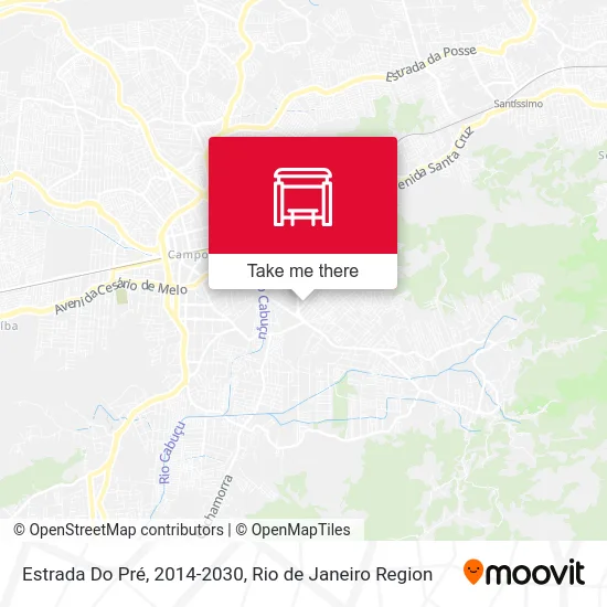 Estrada Do Pré, 2014-2030 map