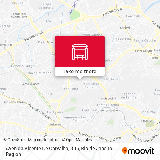 Mapa Avenida Vicente De Carvalho, 305
