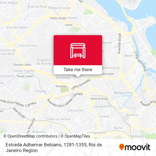 Estrada Adhemar Bebiano, 1281-1355 map