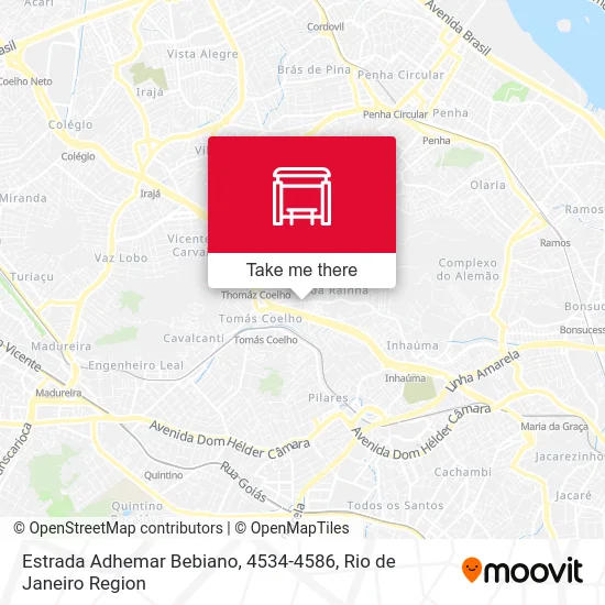 Estrada Adhemar Bebiano, 4534-4586 map