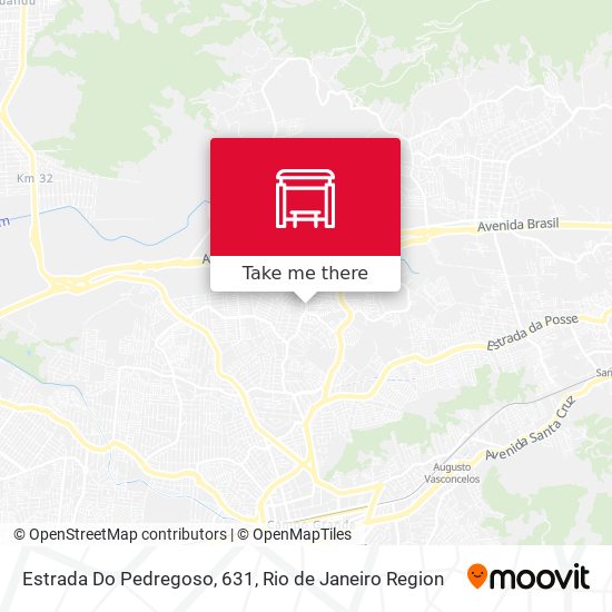 Estrada Do Pedregoso, 631 map
