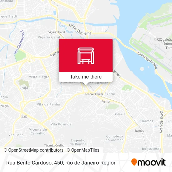 Rua Bento Cardoso, 450 map