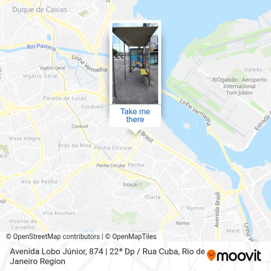 Avenida Lobo Júnior, 874 | 22ª Dp / Rua Cuba map