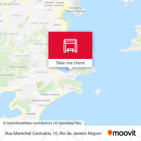 Mapa Rua Marechal Cantuária, 10