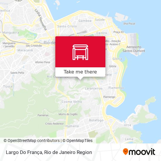 Mapa Largo Do França