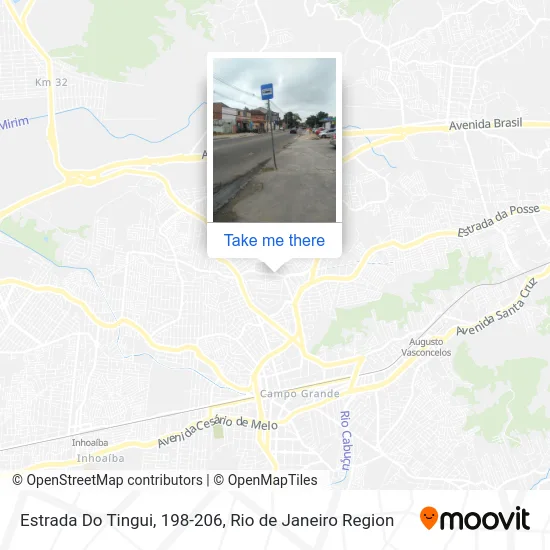 Estrada Do Tingui, 198-206 map