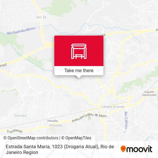 Estrada Santa Maria, 1023 (Drogaria Atual) map
