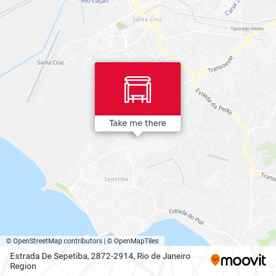 Estrada De Sepetiba, 2872-2914 map