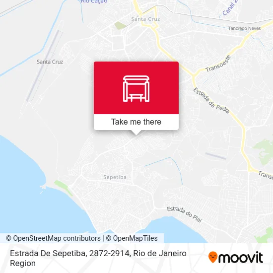 Estrada De Sepetiba, 2872-2914 map