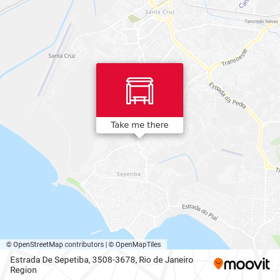 Estrada De Sepetiba, 3508-3678 map