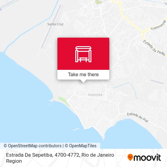 Estrada De Sepetiba, 4700-4772 map