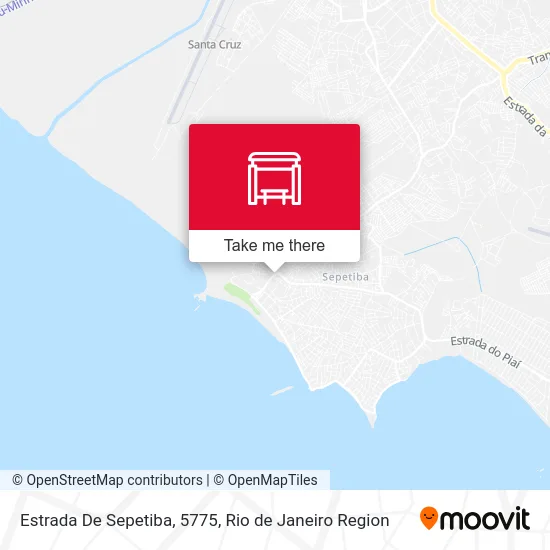 Estrada De Sepetiba, 5775 map