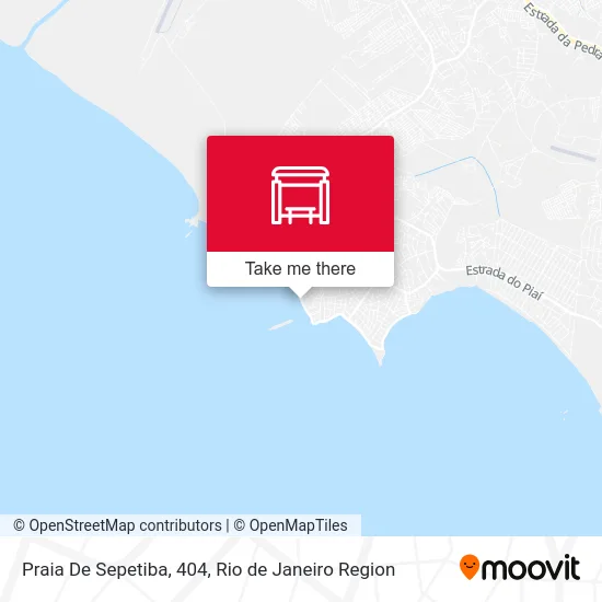 Praia De Sepetiba, 404 map