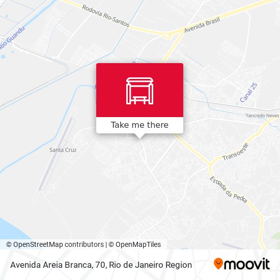Avenida Areia Branca, 70 map