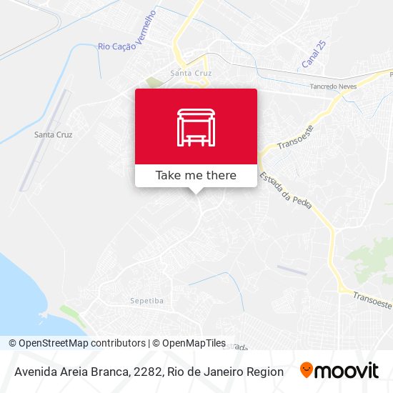 Mapa Avenida Areia Branca, 2282