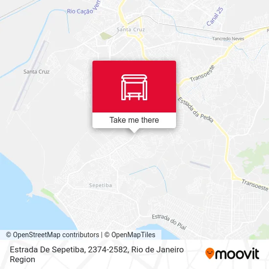 Estrada De Sepetiba, 2374-2582 map