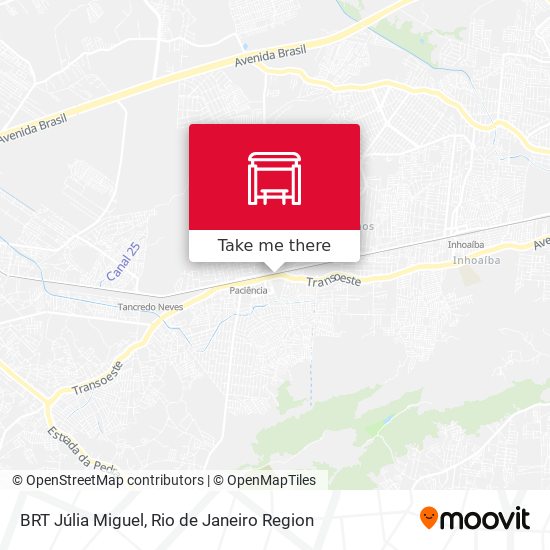 BRT Júlia Miguel map