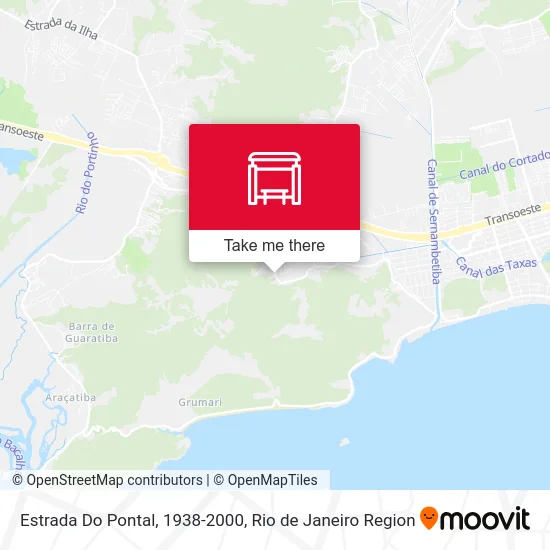 Estrada Do Pontal, 1938-2000 map