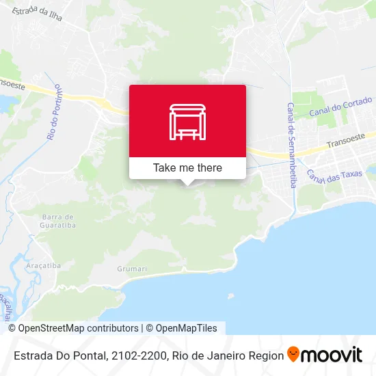 Estrada Do Pontal, 2102-2200 map