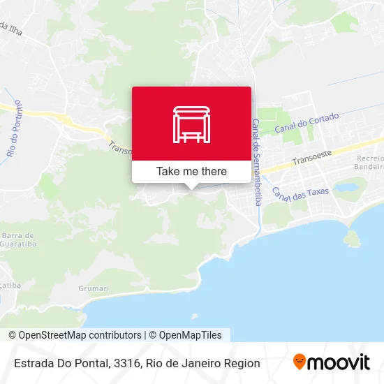 Estrada Do Pontal, 3316 map