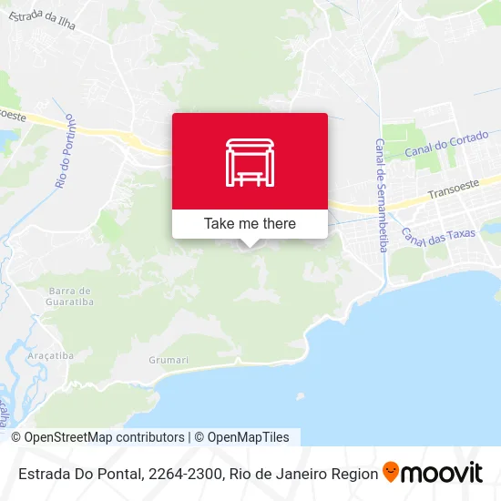 Estrada Do Pontal, 2264-2300 map