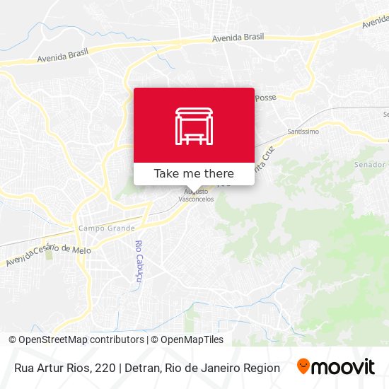 Mapa Rua Artur Rios, 220 | Detran