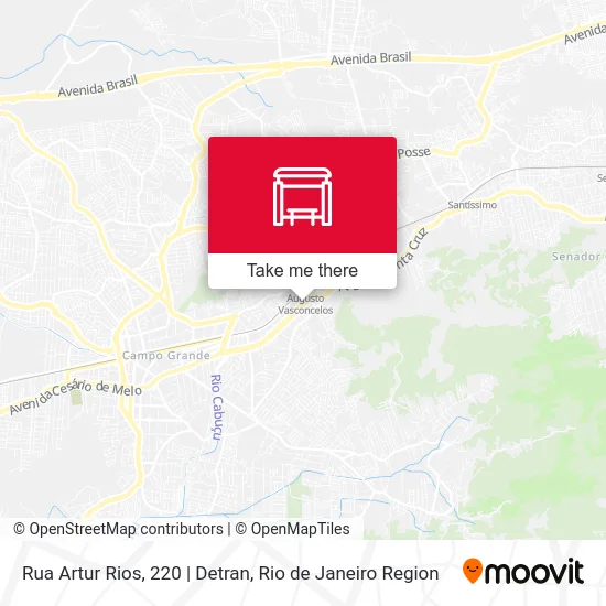 Rua Artur Rios, 220 | Detran map