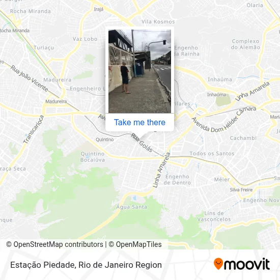 Estação Piedade map