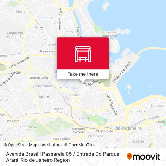 Avenida Brasil | Passarela 05 / Entrada Do Parque Arará map
