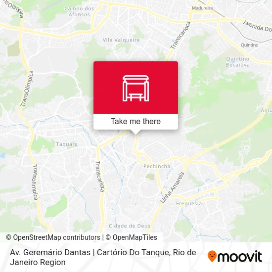 Av. Geremário Dantas | Cartório Do Tanque map