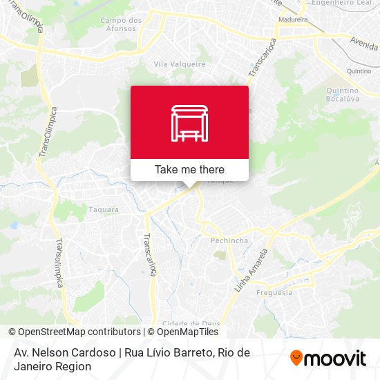 Av. Nelson Cardoso | Rua Lívio Barreto map