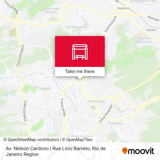 Av. Nelson Cardoso | Rua Lívio Barreto map