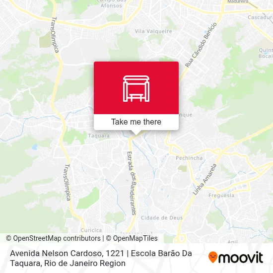 Avenida Nelson Cardoso, 1221 | Escola Barão Da Taquara map