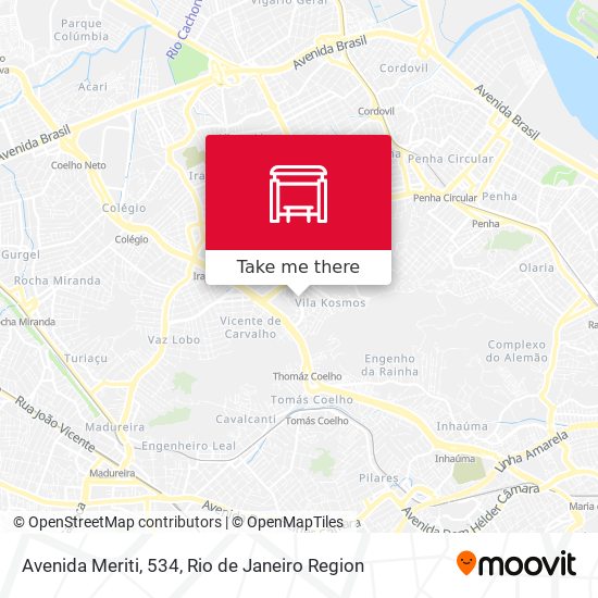 Avenida Meriti, 534 map