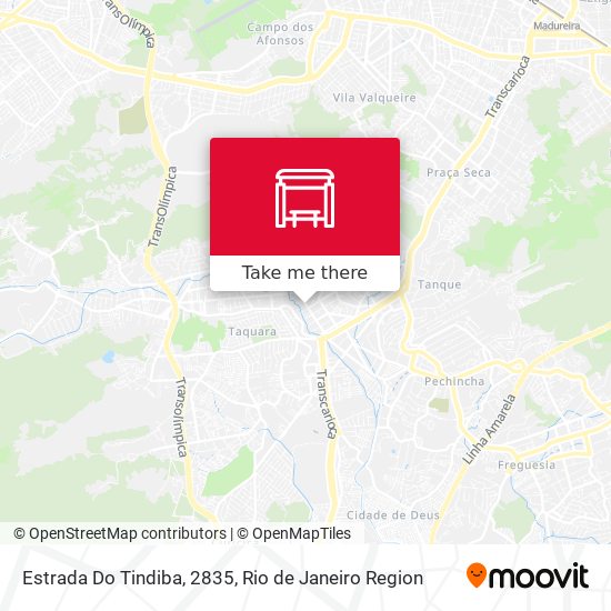 Estrada Do Tindiba, 2835 map