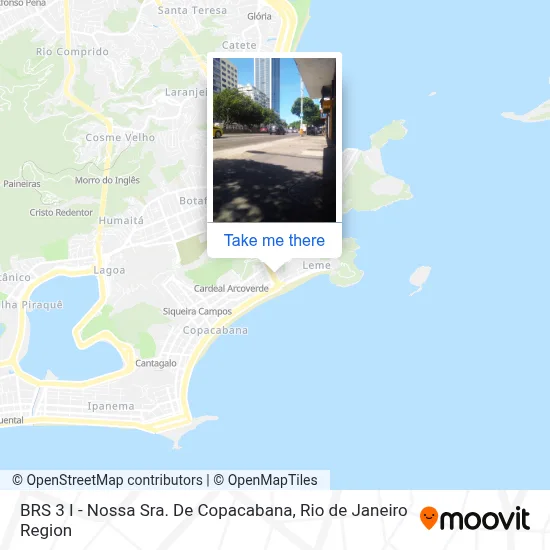 BRS 3 I - Nossa Sra. De Copacabana map