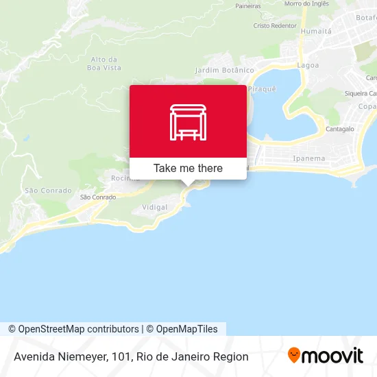 Avenida Niemeyer, 101 map