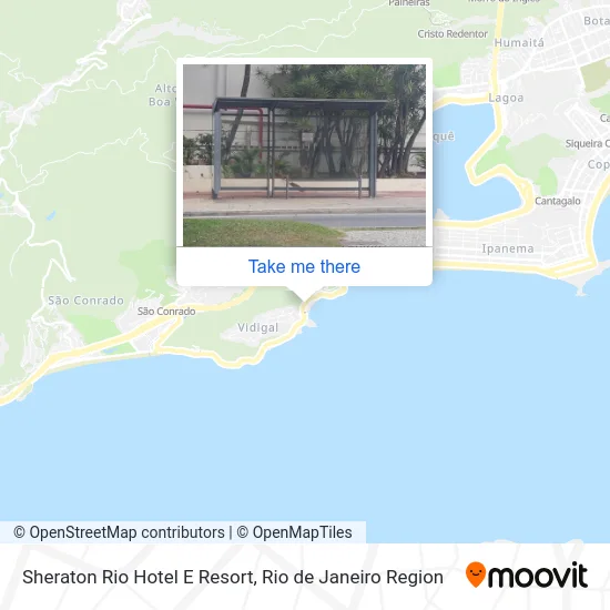 Sheraton Rio Hotel E Resort map