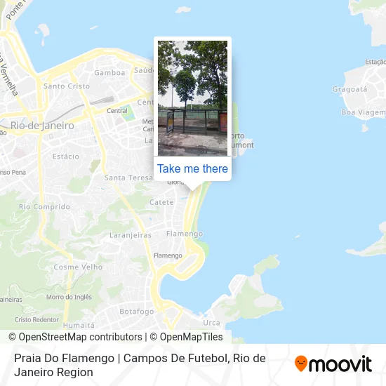 Praia Do Flamengo | Campos De Futebol map