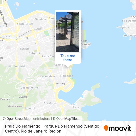 Praia Do Flamengo | Parque Do Flamengo (Sentido Centro) map