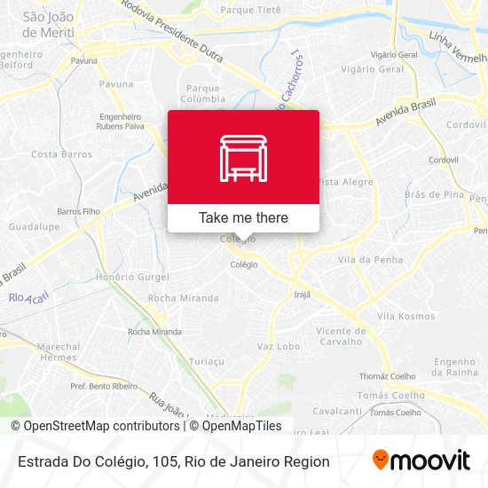 Estrada Do Colégio, 105 map