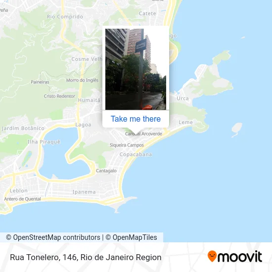 Rua Tonelero, 146 map