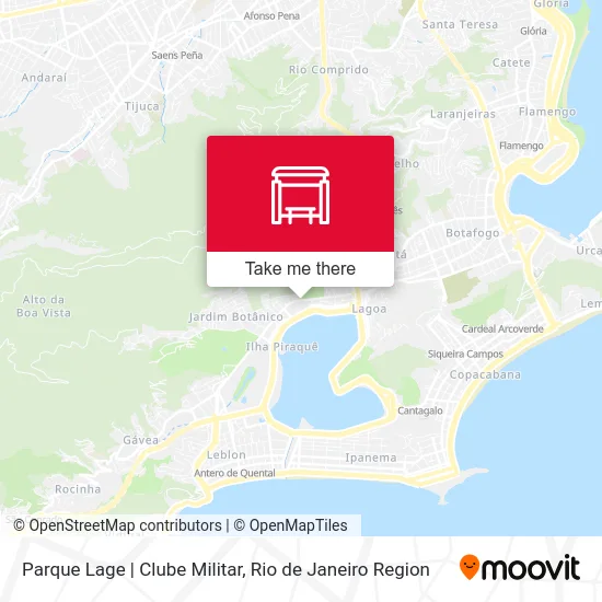 Parque Lage | Clube Militar map