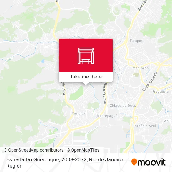 Estrada Do Guerenguê, 2008-2072 map